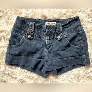 Denim shorts